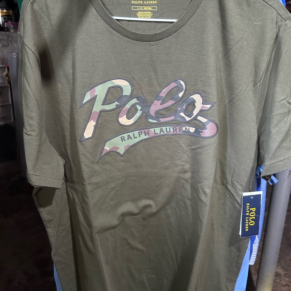 Ralph Lauren Olive Green T-Shirt